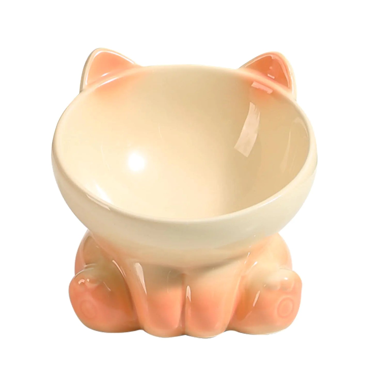 Elevated Whisker-Friendly Cat Bowls