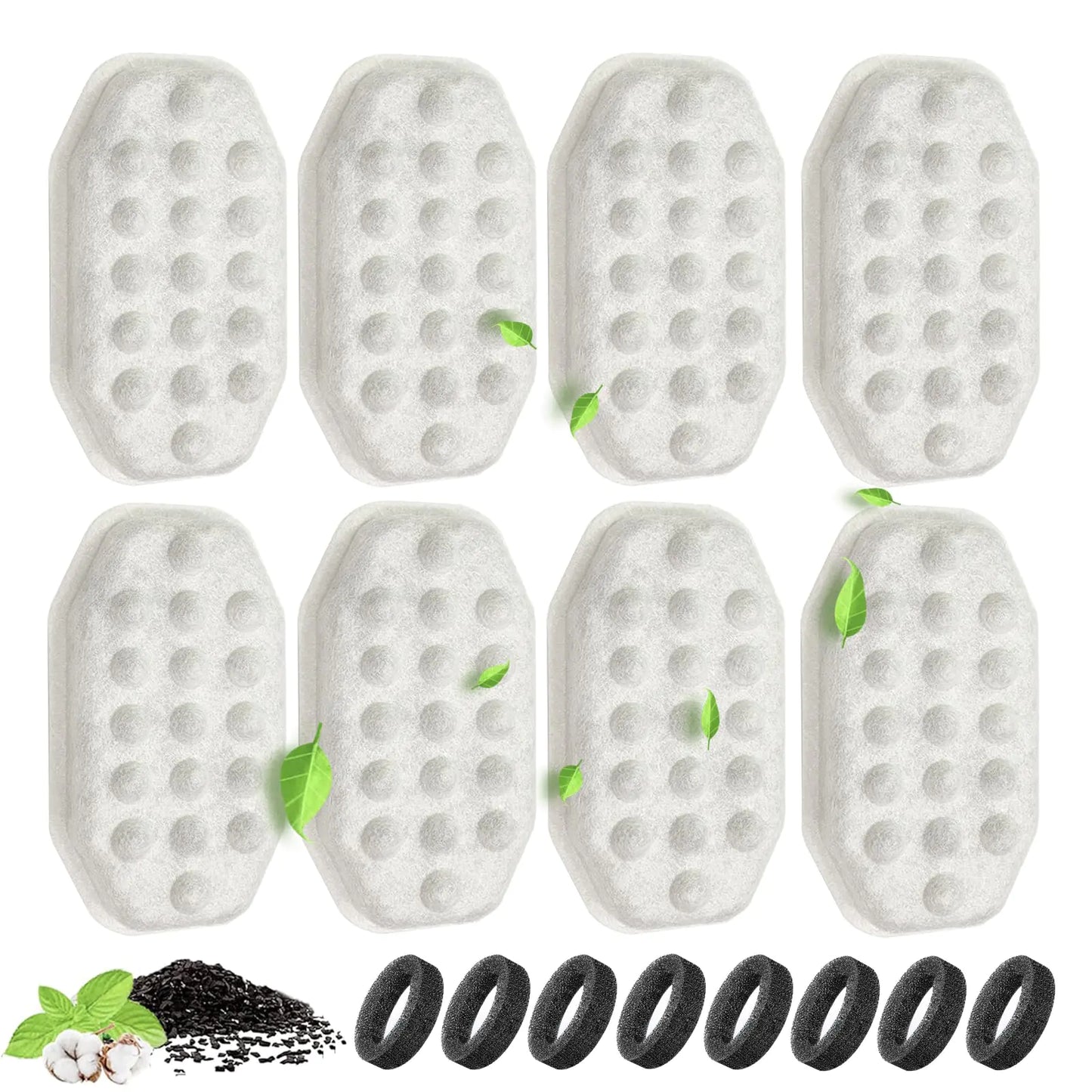 Cat Fountain Filter Combo 8-Pack