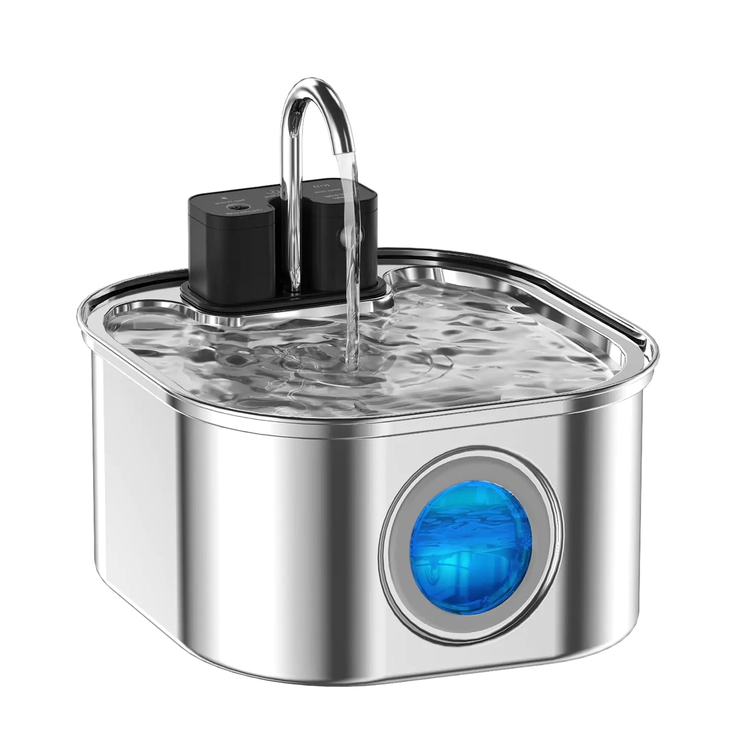 Wireless Cat Fountain - Stainless Steel