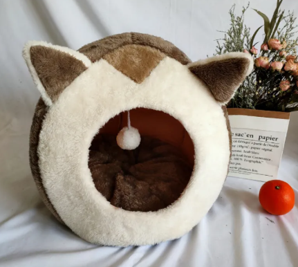 PURRLIT ™ Plush Cat Bed