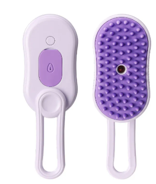 PURRLIT ™ Electric Steam Cat Grooming Brush