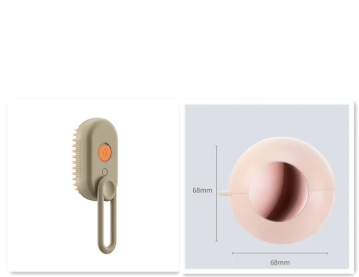 PURRLIT ™ Electric Steam Cat Grooming Brush