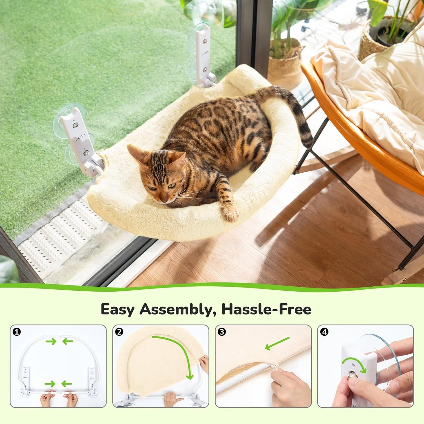 Cat Window Perch - Cat Hammock (Foldable)