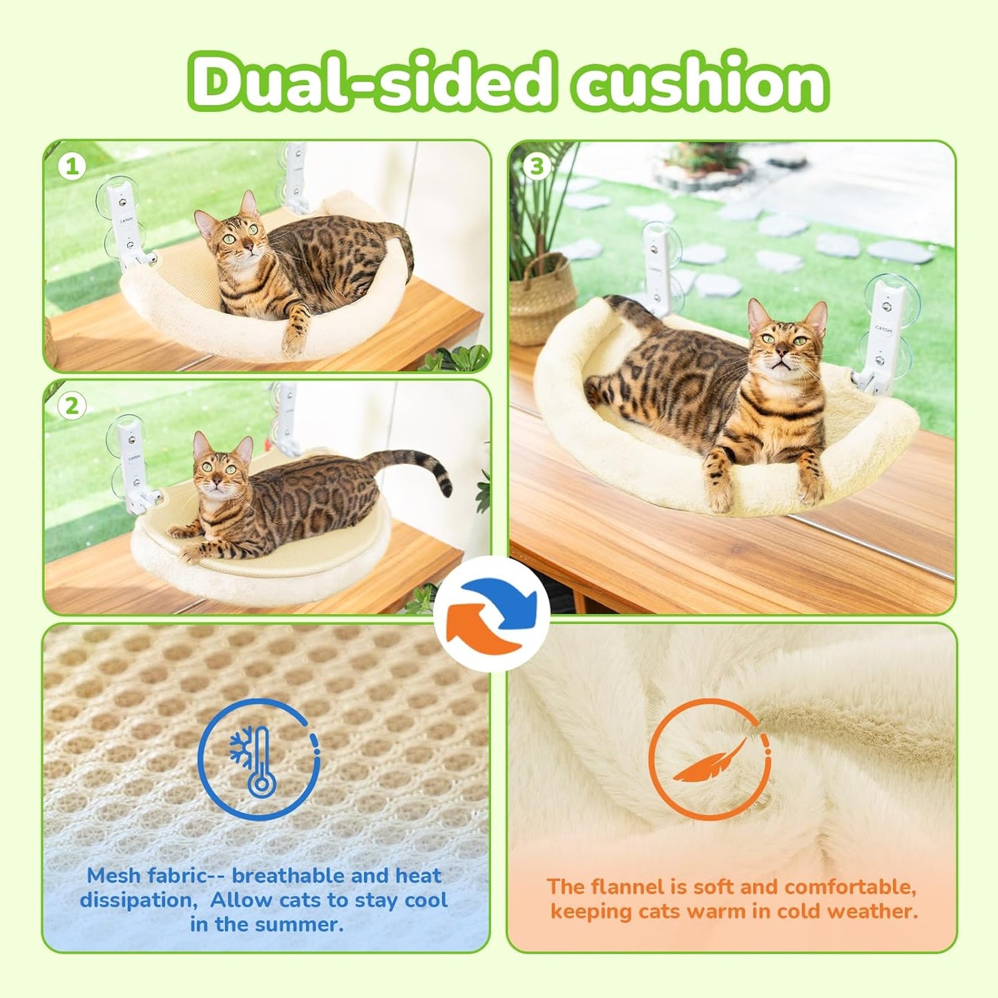 Cat Window Perch - Cat Hammock (Foldable)