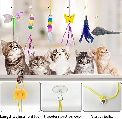 Doorway Delight Adjustable Cat Toy