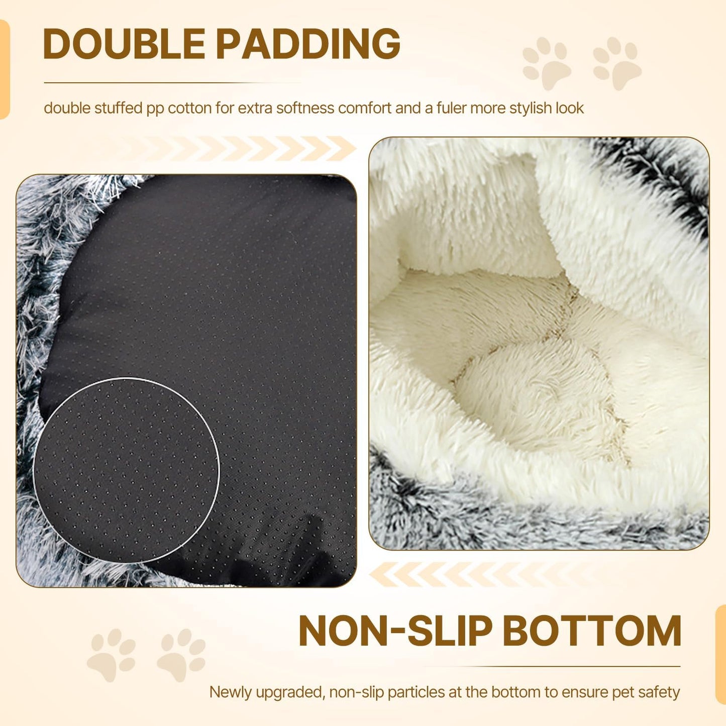 PURRLIT ™ Plush Cat Bed Cave