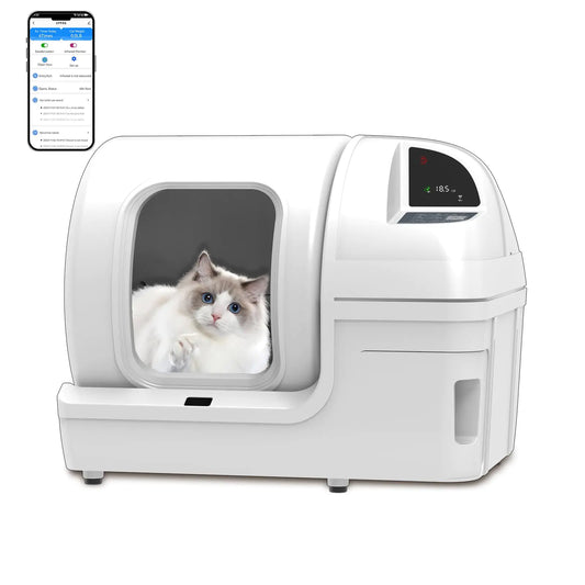 UPFAS Automatic Self-Cleaning Cat Litter Box