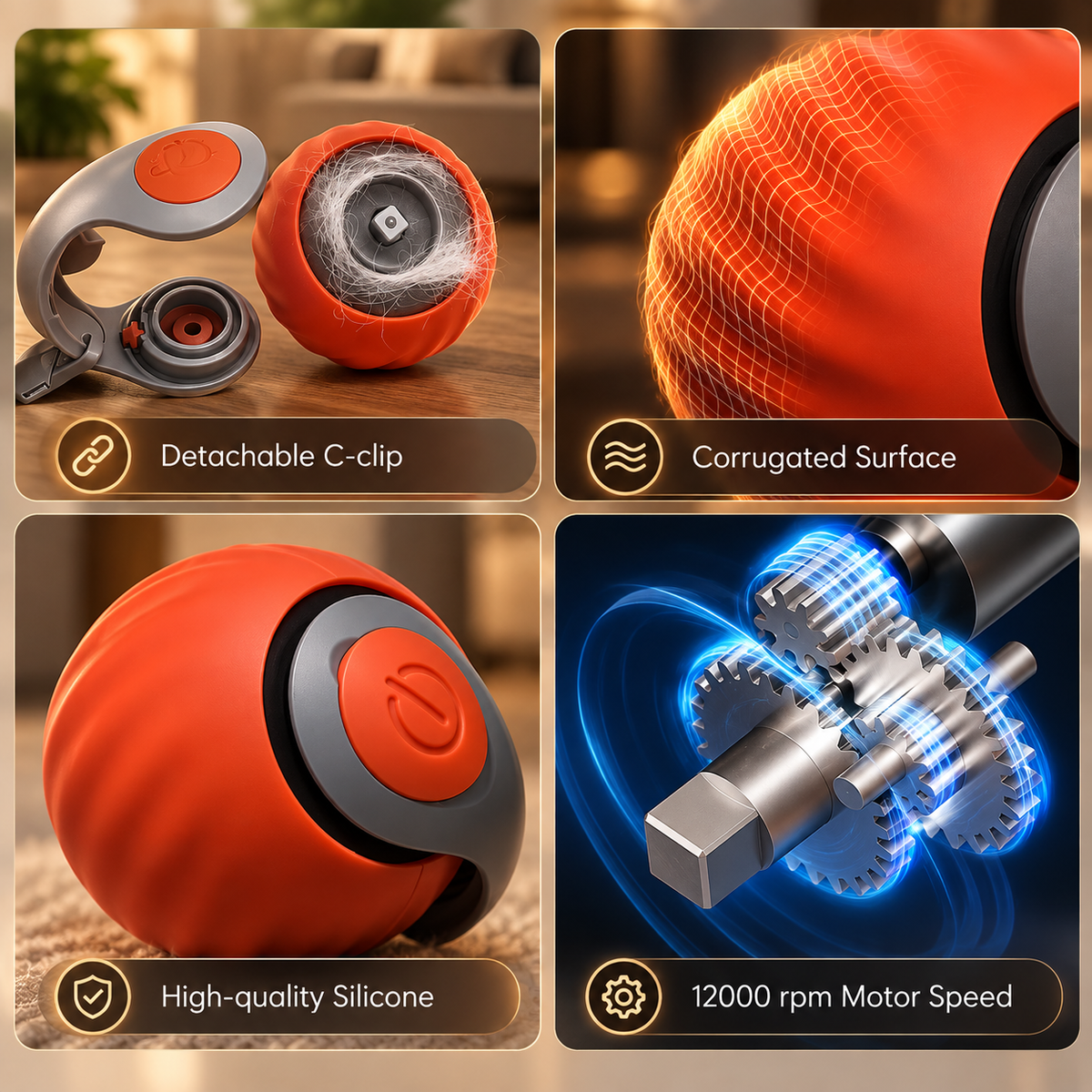 PURRLIT ™ PURRDASH INTERACTIVE BALL
