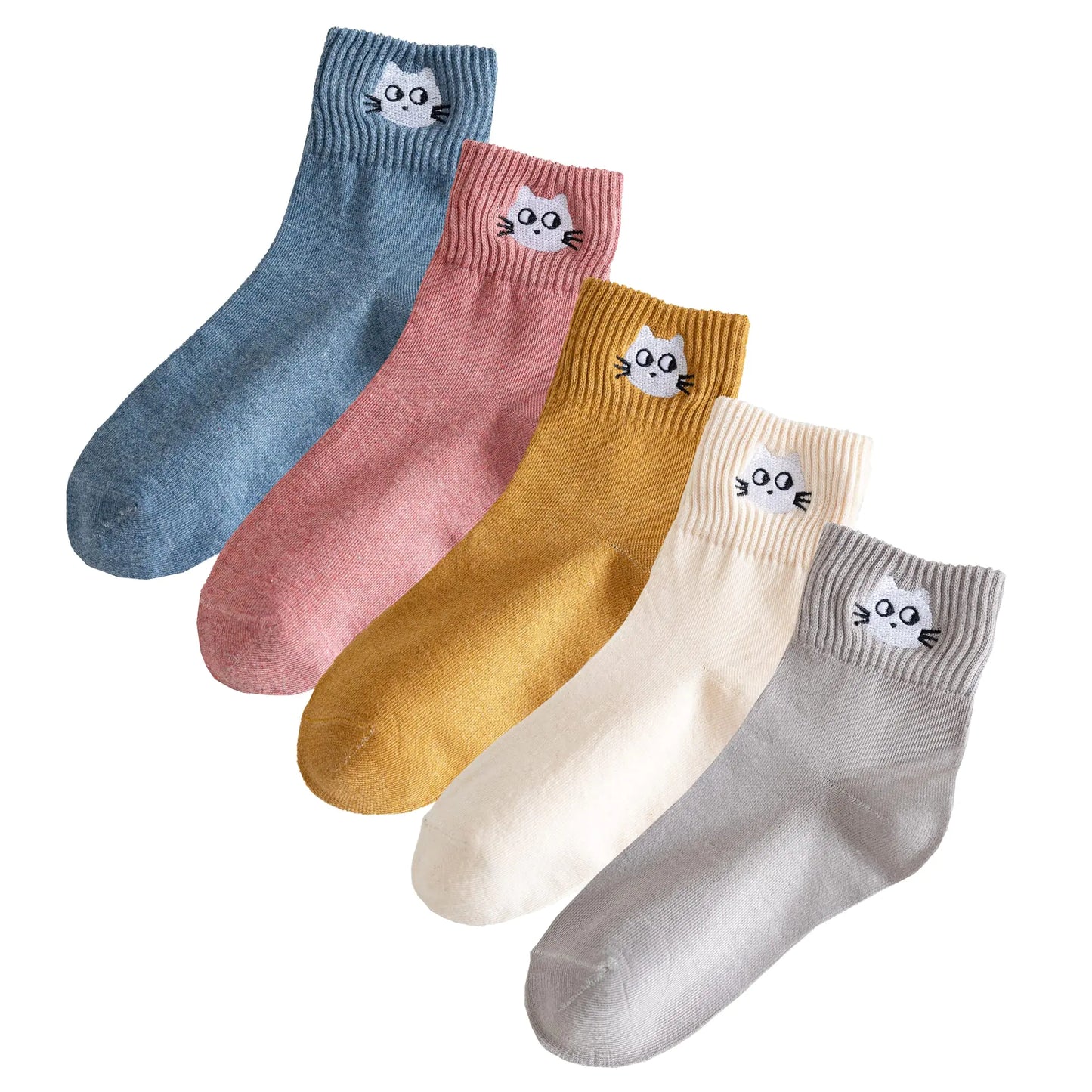 Charming Cat Ankle Socks