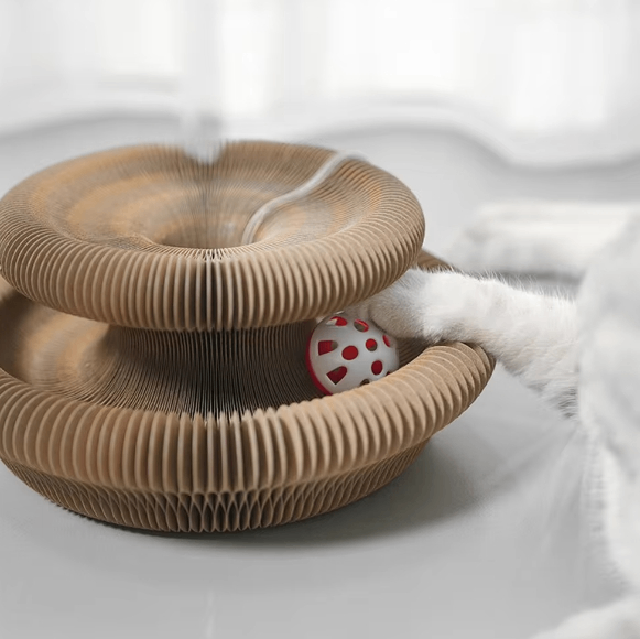 Accordion Style Foldable Interactive Cat Toy