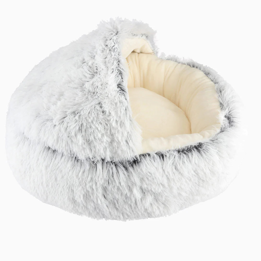 PURRLIT ™ Plush Cat Bed Cave