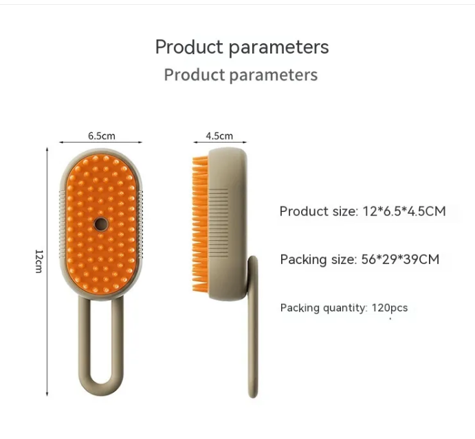 PURRLIT ™ Electric Steam Cat Grooming Brush