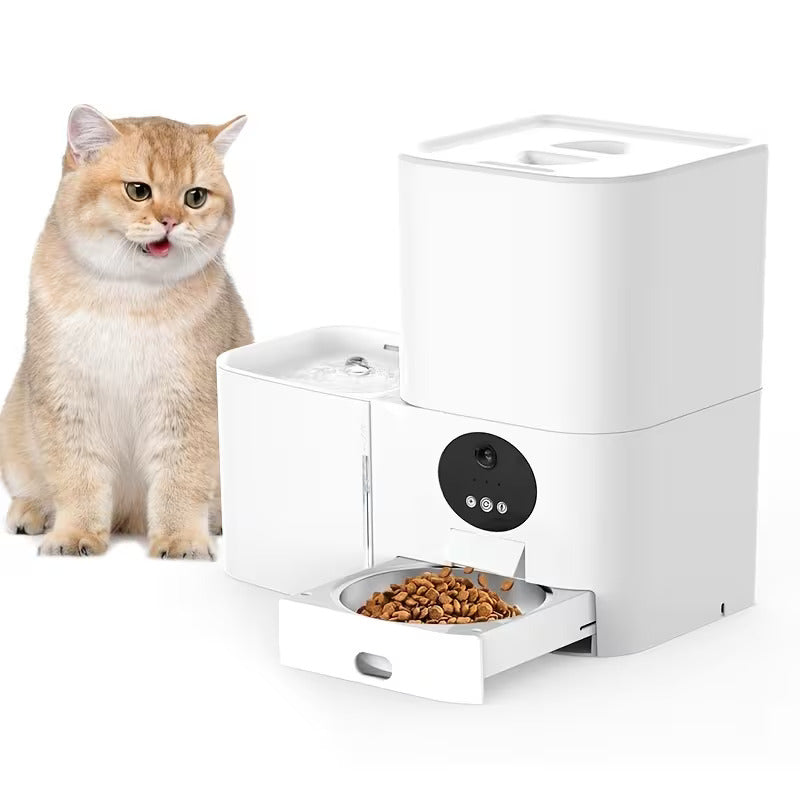 SmartServe PetStation: Dual 5GHz & 2.4GHz Wi-Fi Pet Feeder