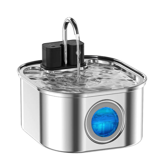 Wireless Cat Fountain - Stainless Steel