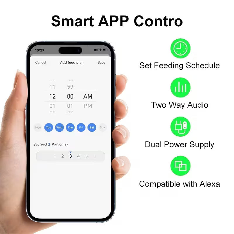 SmartServe PetStation: Dual 5GHz & 2.4GHz Wi-Fi Pet Feeder